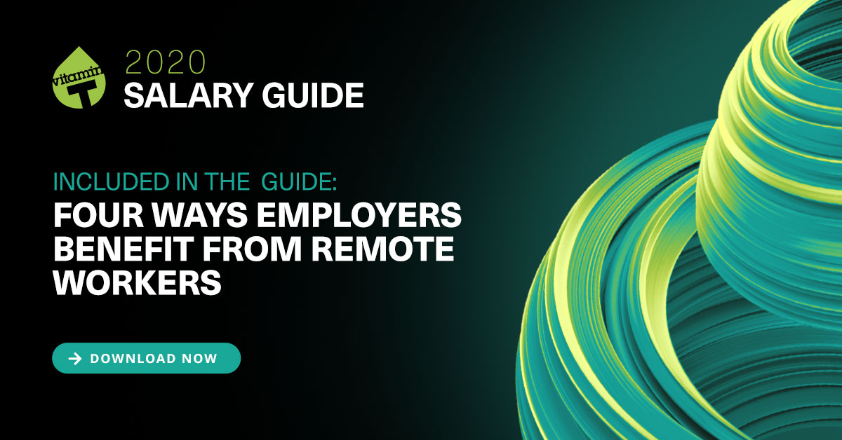 aquenttalent's tweet photo. Download the Salary Guide to learn how employers benefit from remote workers. https://t.co/Kmid8Qt93r #VTSalaryGuide #RemoteWorkers https://t.co/ej2ynaJHNN