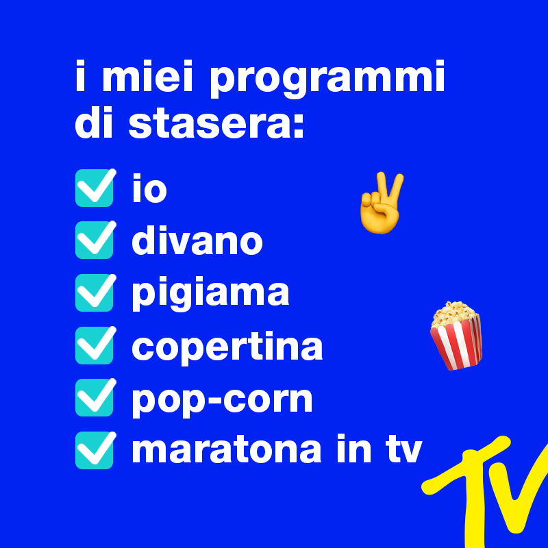 mtvitalia's tweet photo. Qualcuno è dei nostri? #IoRestoACasa  🤓🍿💻🖥🛋 https://t.co/ZAer8r0smG