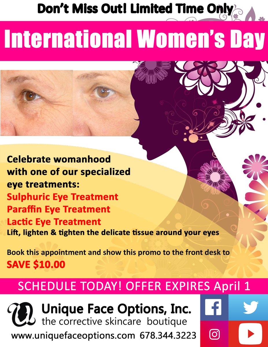 UniqFaceOptions's tweet photo. We offer a variety of treatments for dark, tired, baggy eyes. Schedule today & save money...and your eyes!
#eyecare #eyecaretips #eyecarecenter #eyecareforall #EyeCareRedefined #eyecareproducts #eyecaretechnology #eyecarespecialists #eyecarespecialist #eyecareservices https://t.co/VeWGyyZPSe