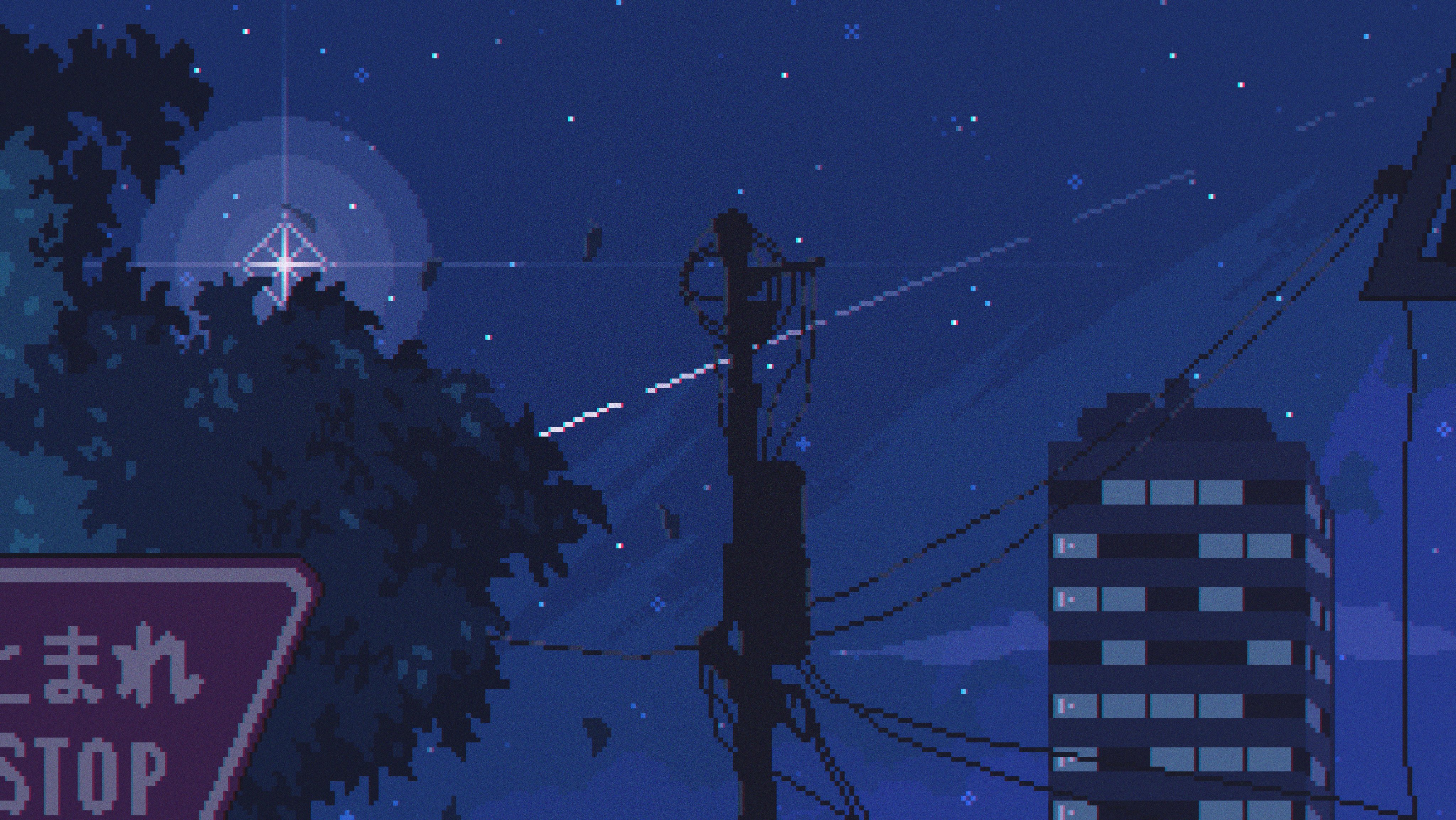 Timpers Stargazing A Free Pixel Art Desktop Wallpaper Rts And Likes Are Highly Appreciated Unlock Hd Version At 150 Likes So Get Sharing Pixelart ドット絵 T Co Kefdeynfhf