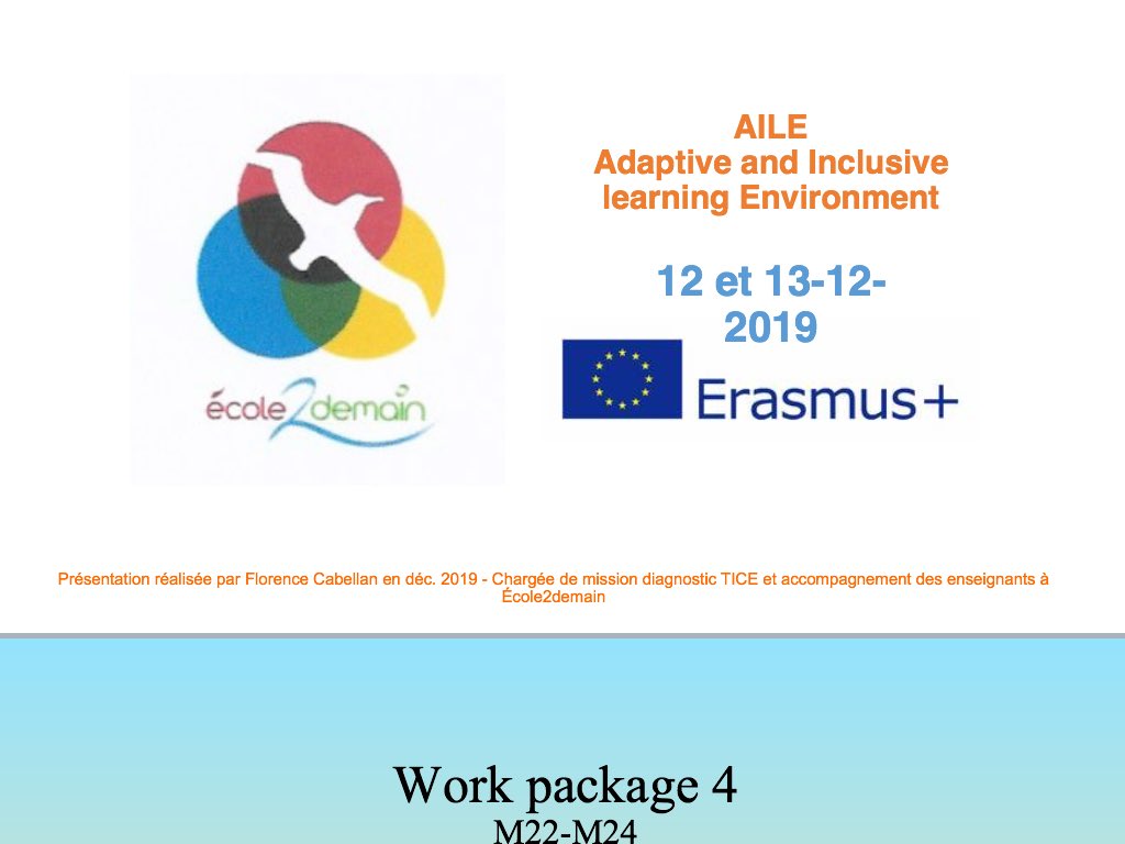ProjetAILE's tweet photo. La première réunion transnationale du #projetAILE s’est tenue les 12 et 13 décembre 2019 à Paris.
#ErasmusPlus #education 
Prochaine réunion en avril à Bruxelles. https://t.co/QqtO19Hu1R