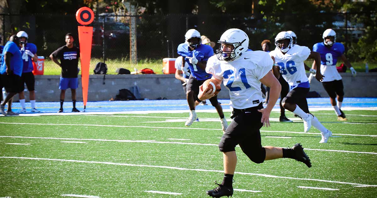 Get hyped for Barton Football at the Blue and White Game on March 28! Enjoy great food and music plus fun activities for the kids and, of course, football! For more details, visit the Events list on Facebook page: facebook.com/bartoncollege