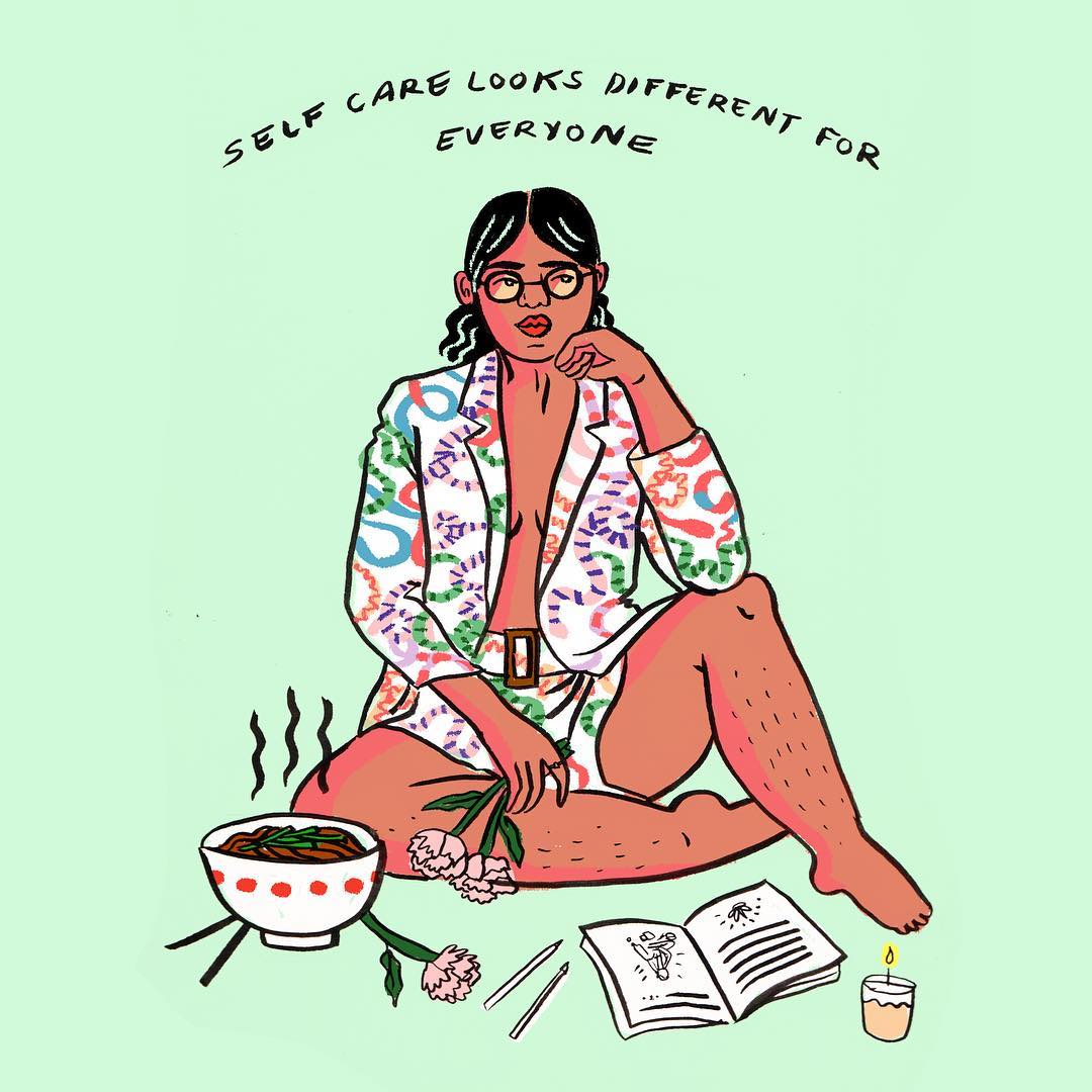 NEDAstaff's tweet photo. #EatingDisorders often co-occur with anxiety disorders. Please remember to take care of your physical and #mentalhealth by practicing #selfcare, especially during this time of increased #anxiety surrounding #Coronavirus &amp; other (seasonal) illnesses. #COVID19 Art by @ashlukadraws https://t.co/sOyc4j8vlr
