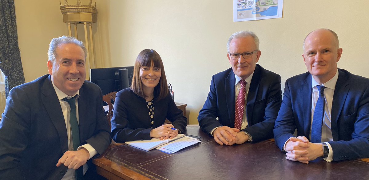 CEFNI1's tweet image. Very constructive discussions with @deptinfra Minister @NicholaMallon raising issues of infrastructure deficit and need for investment in #wastewater #projectpipeline #planning #roads #maintenance