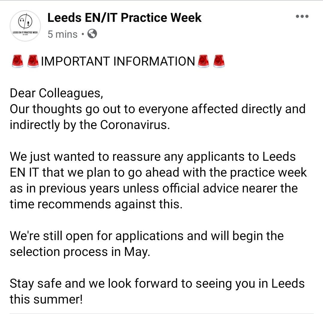 #1nt #LeedsENIT