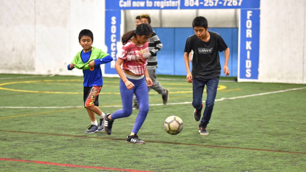 NextUpRVA's tweet photo. Students are LOVING the soccer program this spring! Thanks to the @RichmondPolice's Athletic League - @RichmondPAL - for providing this terrific program #afterschool for @RPS_Schools students.
#LearningBeyondtheBell #WeAreRPS https://t.co/BP6SXUZ9my