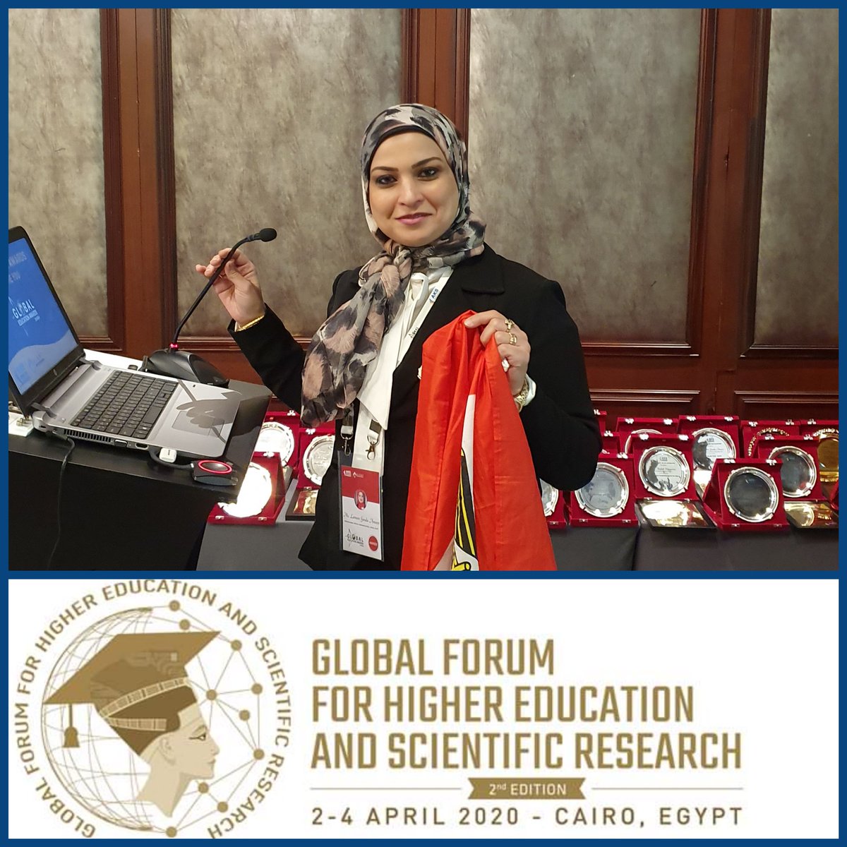 LameesGouda's tweet photo. Finally I will attend The 2nd Edition of the Global Forum for Higher Education and Scientific Research (GFHS 2020)๐ช๐๐ช๐ฌ๐ช๐ฌ๐ช๐ฌ
The event will take place at Al Masa New Capital Hotel๐ช๐ฌ๐ช๐ฌ
#goalkeeper4
#Egyptians_Ambassador #education #GFSH_2020 #Education_First https://t.co/Mnu44zVds0