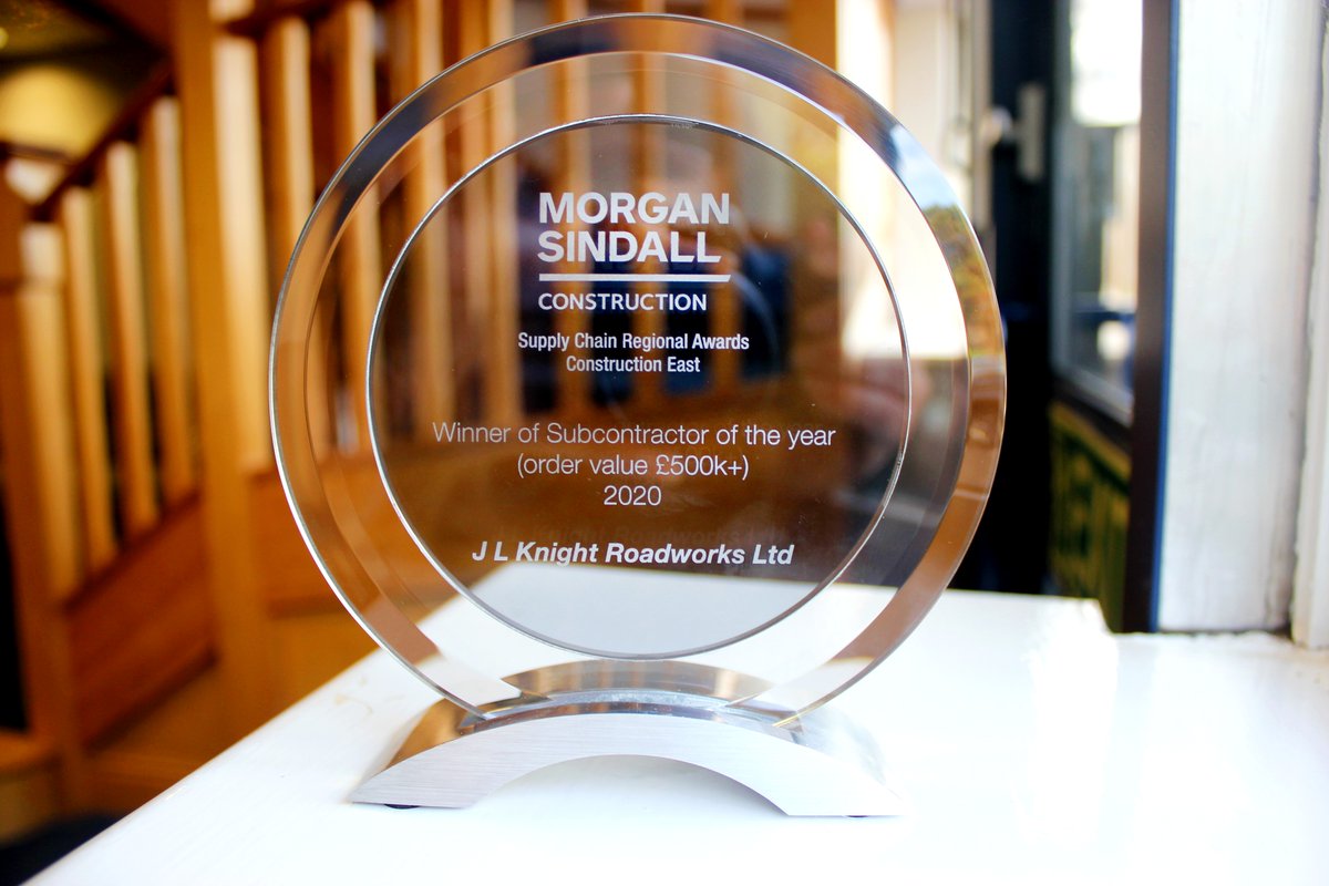 Knight Group is delighted to have been awarded <a href="/morgansindallci/">@morgansindallci</a> ‘Winner of Subcontractor of the year (order value £500k+ 2020’ at the Supply Chain Regional Awards Construction East. We look forward to working on more exciting projects with Morgan Sindall in the future.