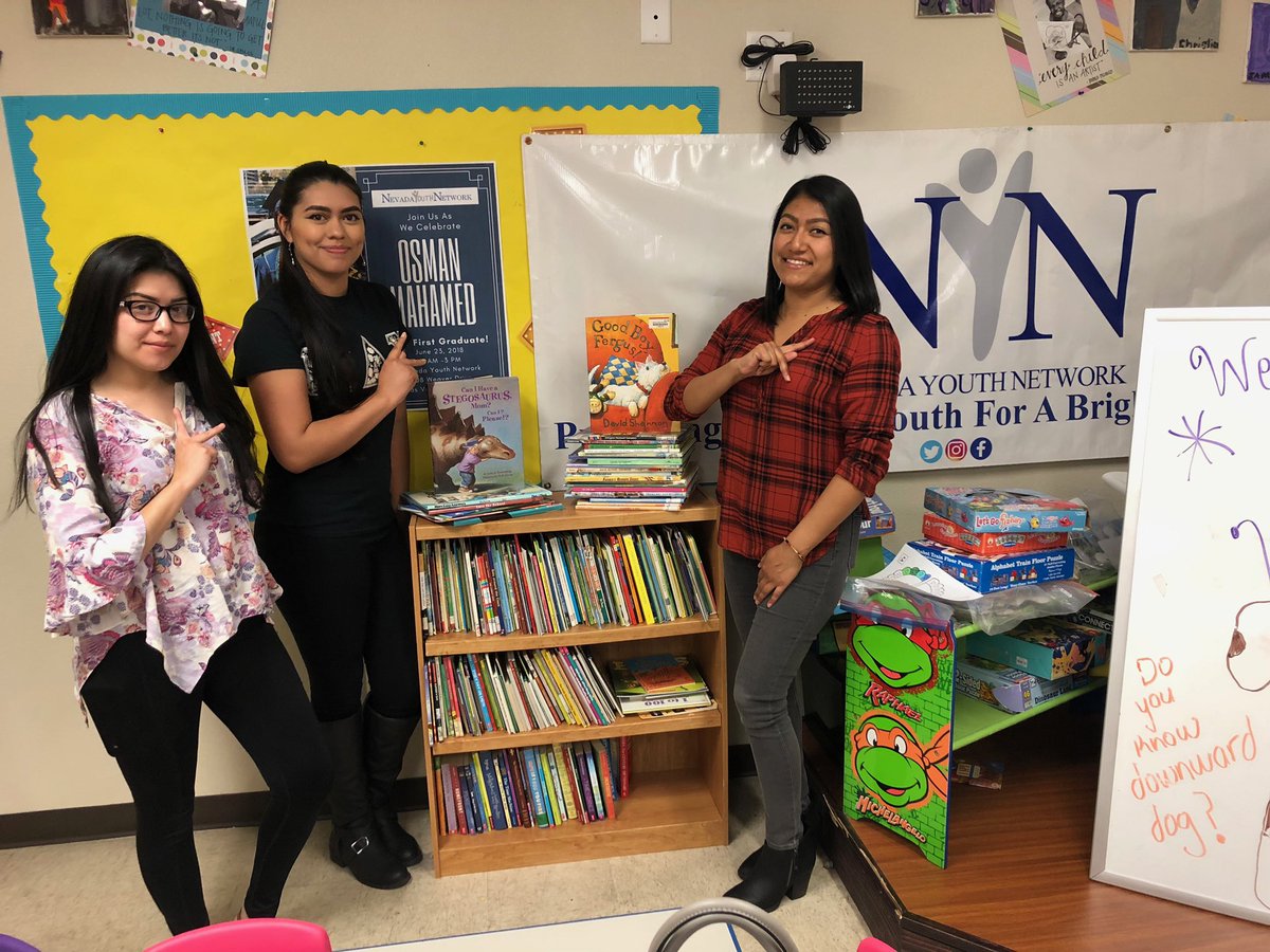 Nevada Youth Network On Twitter Last Week Unlvkdchi Came By For Nevada Reading Week They Read To Our Kids And Donated A Bookshelf Full Of Books Thank You For Your Continued Support