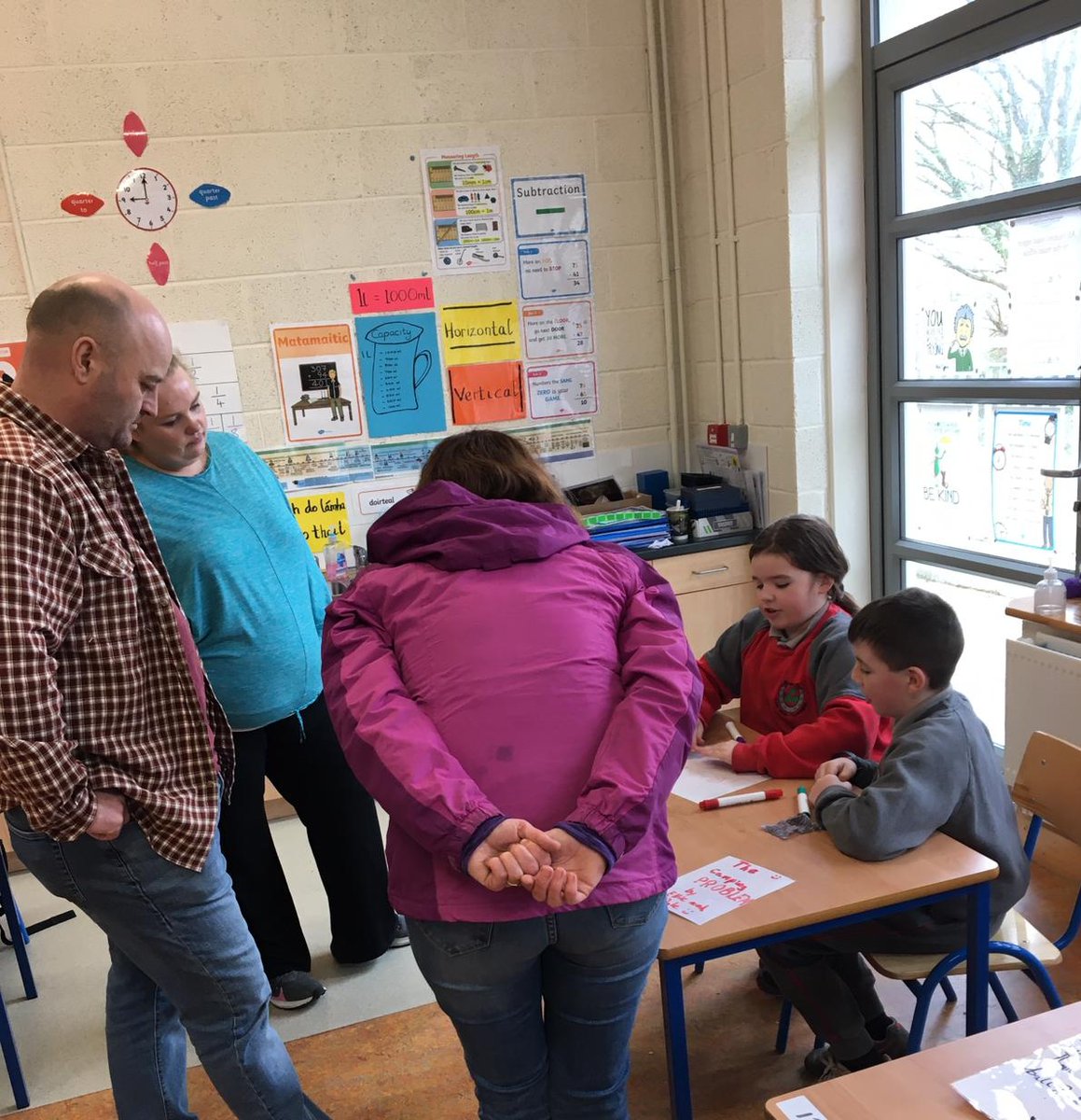 KilmacPrimary's tweet photo. Lots of happy faces for the final part of our #MathsFair today @PDSTPrimarySTEM https://t.co/i7wN9oOLHK