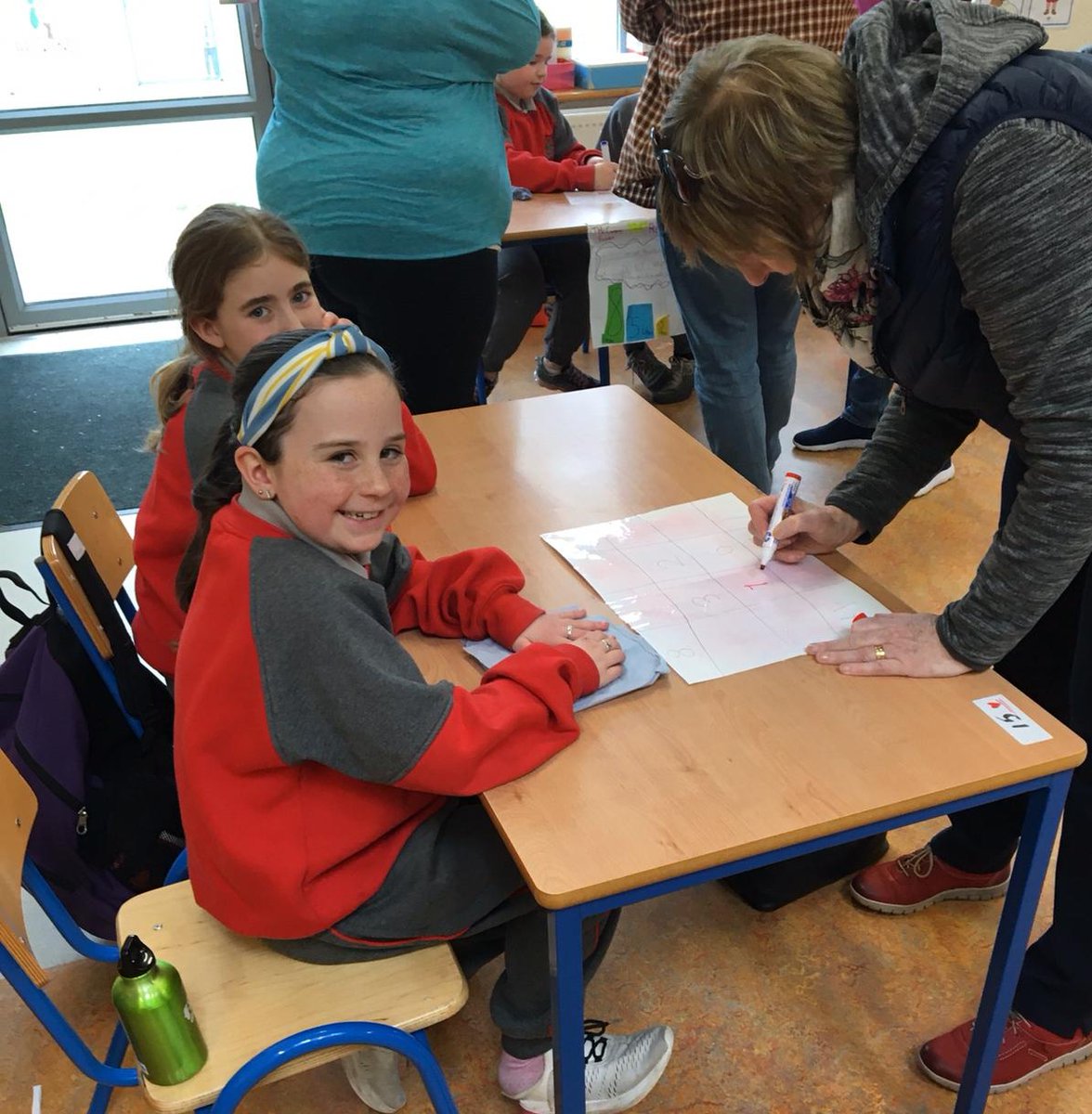 KilmacPrimary's tweet photo. Lots of happy faces for the final part of our #MathsFair today @PDSTPrimarySTEM https://t.co/i7wN9oOLHK