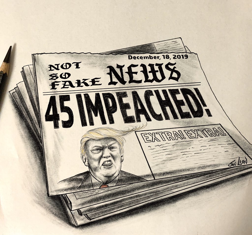 jonlionfineart2's tweet photo. Clearing out some artwork!

I will let my “45 IMPEACHED!” drawing go for $200 shipped to the first one who DMs me

Serious inquires only please!

Charcoal/pencil/pastels drawing 11x14

#ImpeachedForLife #45impeached #Impeachment https://t.co/ByQ29fCRT6
