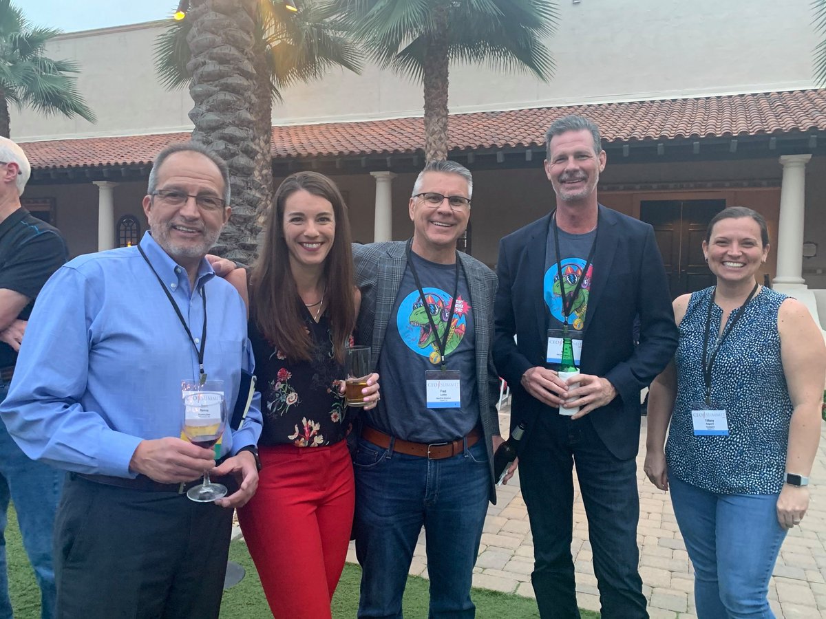 WeAreBrandChain's tweet photo. Here we go, #CEO20!
We ended our first day with what makes CEO Summit so special -- amazing networking, and lasting partnerships. Here's to more learning and networking with the best in print! https://t.co/qVJqgNJT5q