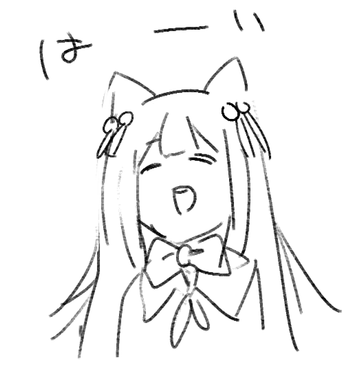 2年前に描いてそのまま放置してたLINEスタンプのラフがあったのでさっき申請しといた 清書はいずれする いずれ 