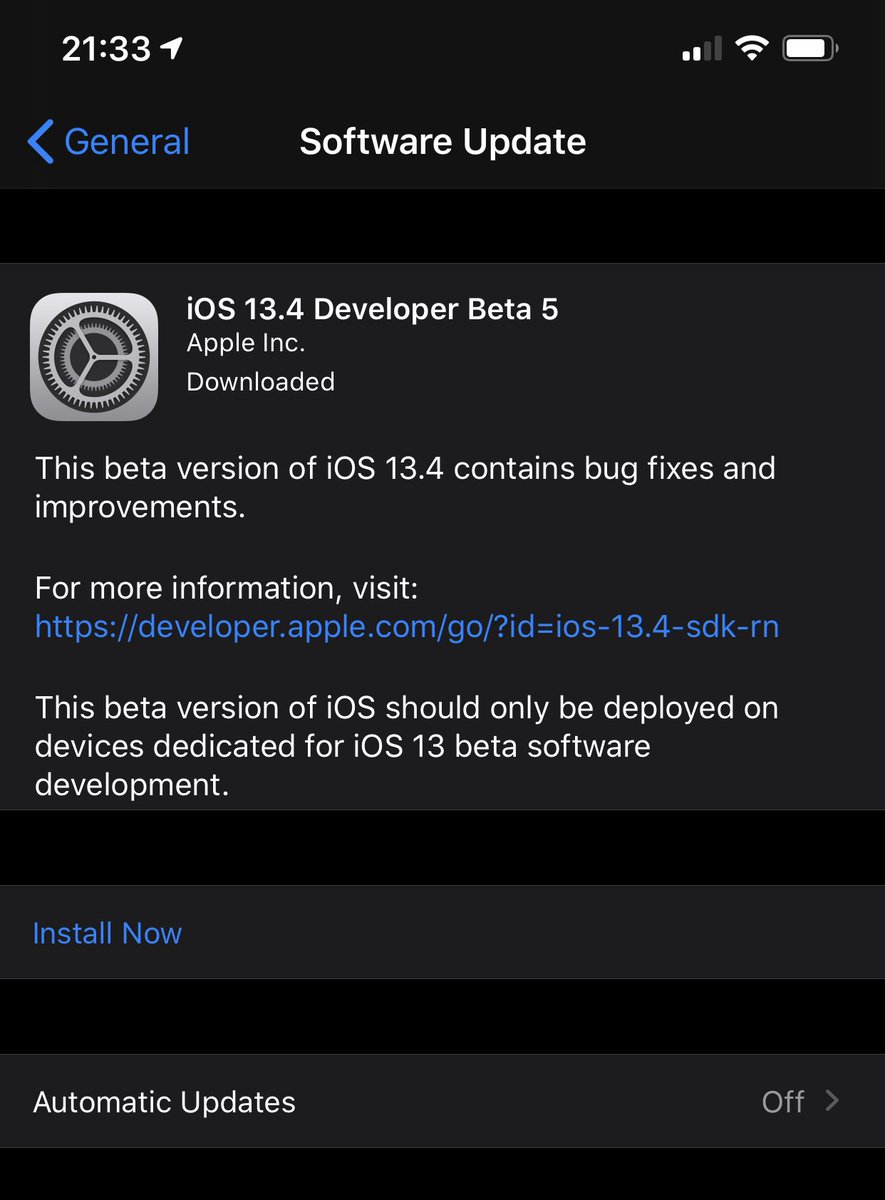 SteveMarler's tweet image. Here we go again #iOS134DevBeta5 will this be the last BETA before public release?