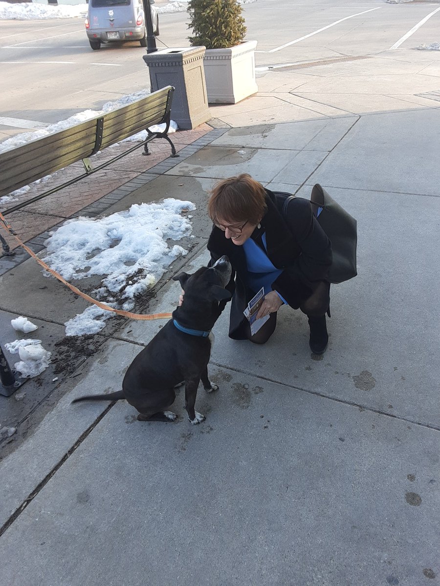 While doing some campaign stops in Sheboygan, I ran into a voter who was especially excited to see me. I am absolutely thrilled to have his support. He even offered to distribute some of my literature! I am excited to see him again at the polls on April 7th.
