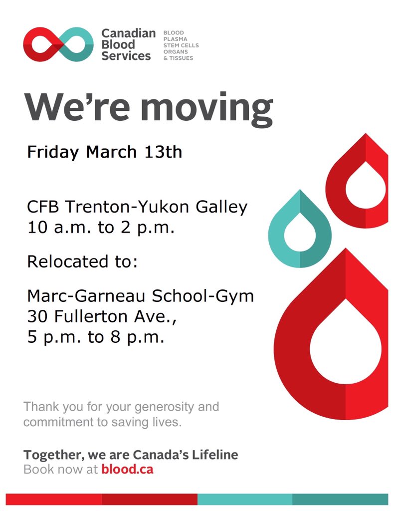 The Golden Hawks are proud to be a part of <a href="/hkygivesblood/">Hockey Gives Blood</a> again this season!

<a href="/CanadasLifeline/">Canadian Blood Services</a> has moved its donation event (details below) on Friday. We encourage you to consider donating blood, as CBS still needs more donors‼️

#HockeyGivesBlood💉🩸
