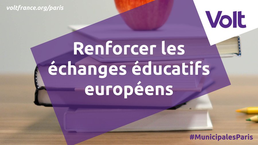 Développer les établissements scolaires qui offrent le dispositif franco-allemand/italien/espagnol menant au #Baccalauréat binational. 

Promouvoir des partenariats scolaires avec les villes européennes dans le cadre des pactes d'amitié et de coopération de #Paris
#LeGrandDebat