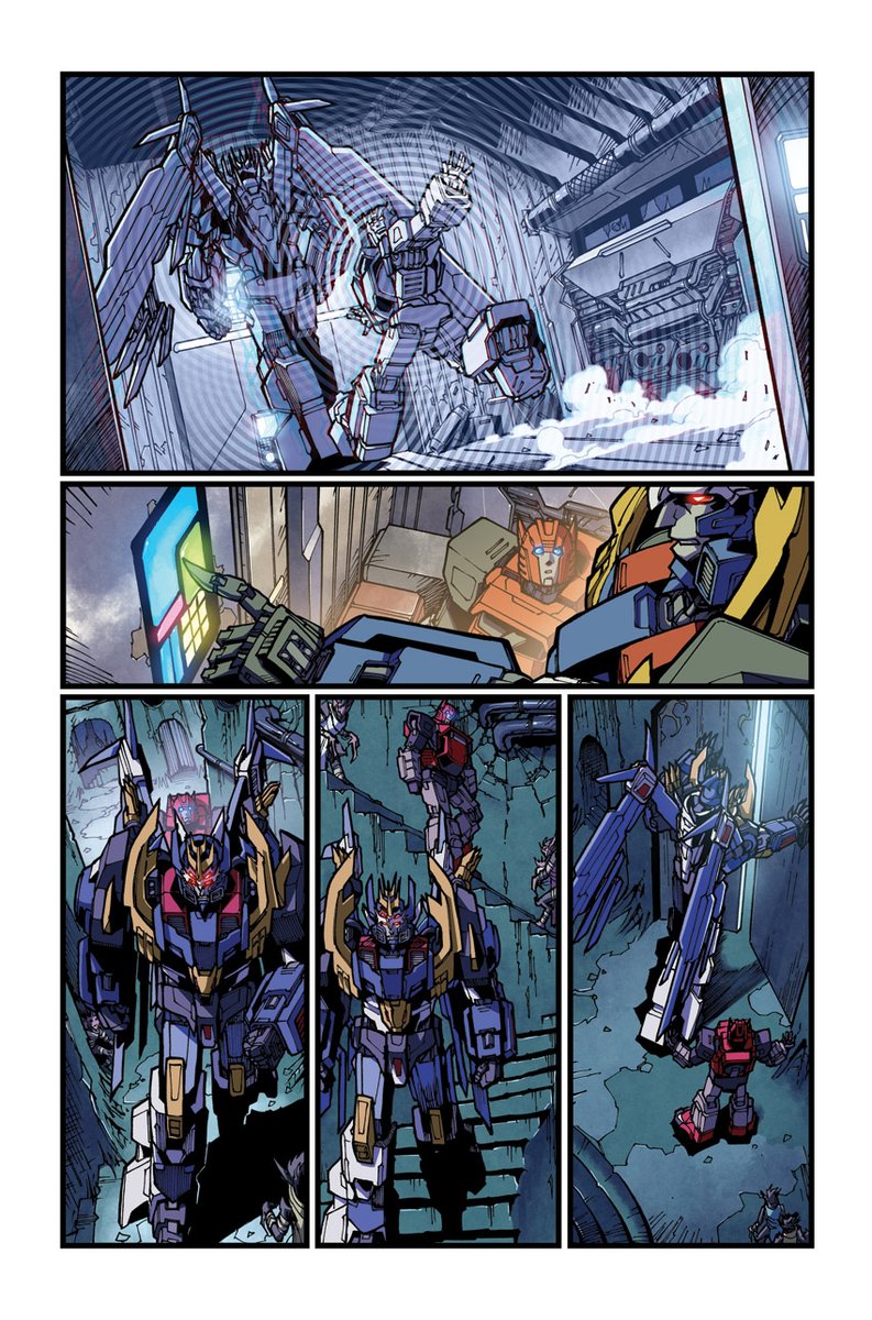 Figured I'd throw up these Galaxy #5 pages since it's been out for a moment! (lines by @markerguru)
I cut back on my value counts for speed(which still didn't benefit me, unfortunately) and I tried a more watercolor approach to the bg that doesn't really register with fx added in 