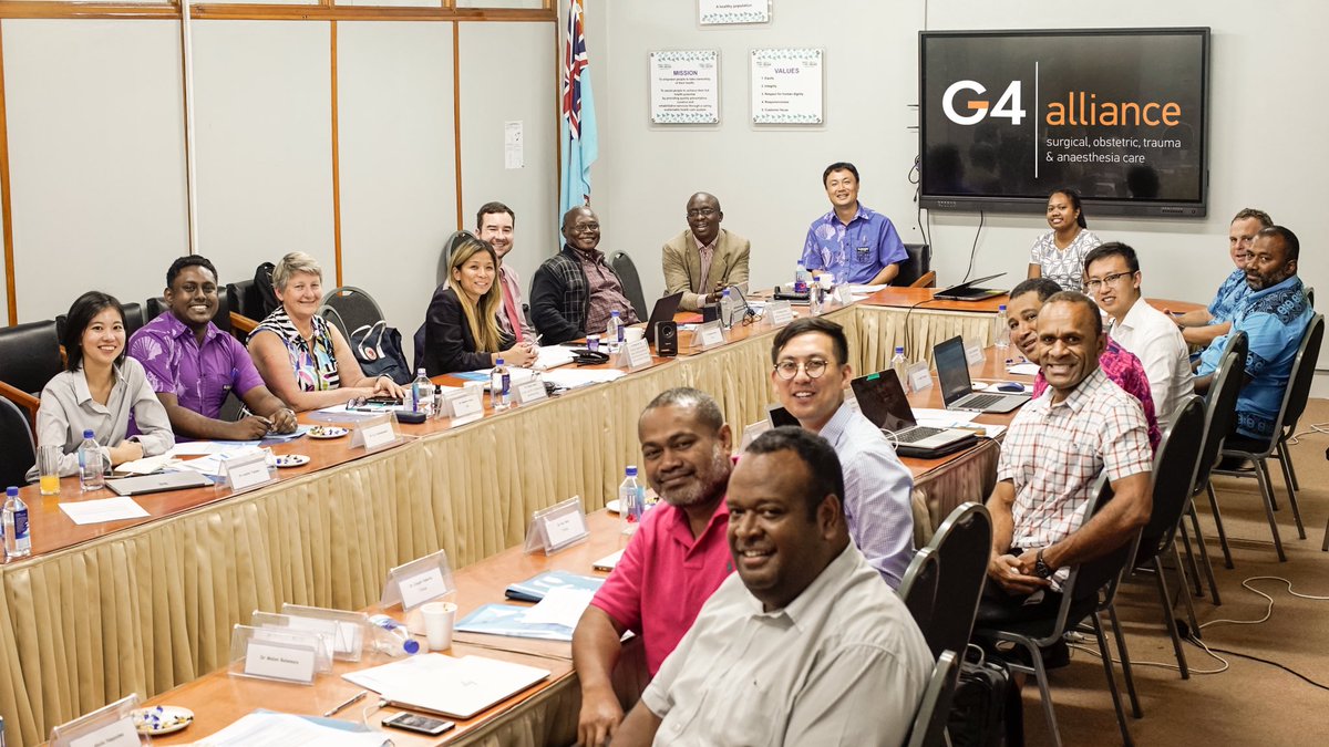 JaymieClaire's tweet photo. We were extremely fortunate to have Hon. @DrIfereimi #fiji MOH to guide us as we met for the @theG4Alliance Intl standards and guidelines for #qualitysurgery #safesurgery #safeanesthesia working group. Vinaka, humbled by the opportunity #globalhealth #globalsurgery https://t.co/KdpVQ97A6T