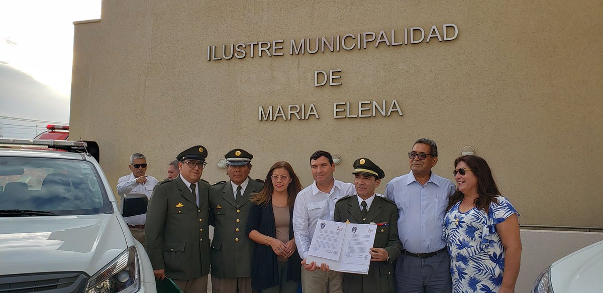 Bomberos de Quillagua y María Elena cotarán con nuevos vehículos para enfrentar emergencias en la zona. 
Para nosotros la seguridad de las personas es fundamental.