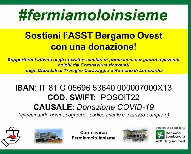 stefano664's tweet photo. #fermiamoloinsieme #coronavirus #bergamo #romano #romanodilombardia https://t.co/mXPjI5pNU4 https://t.co/cbHBvmNt9Z
