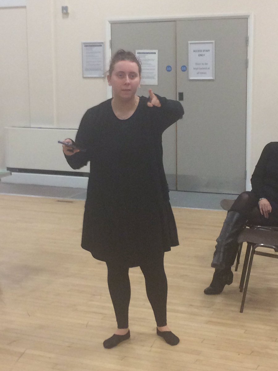 Barkingamdram's tweet photo. We are so lucky at Barking Mad to have a room full of talent! Choreographer was sick tonight but @abbs__xo was ready to step in to choreograph #Heartbreakhotel for #allshookup @KMTheatre in June. Tickets on sale at https://t.co/3k0dAoyR0b https://t.co/nsoDKMOL1m