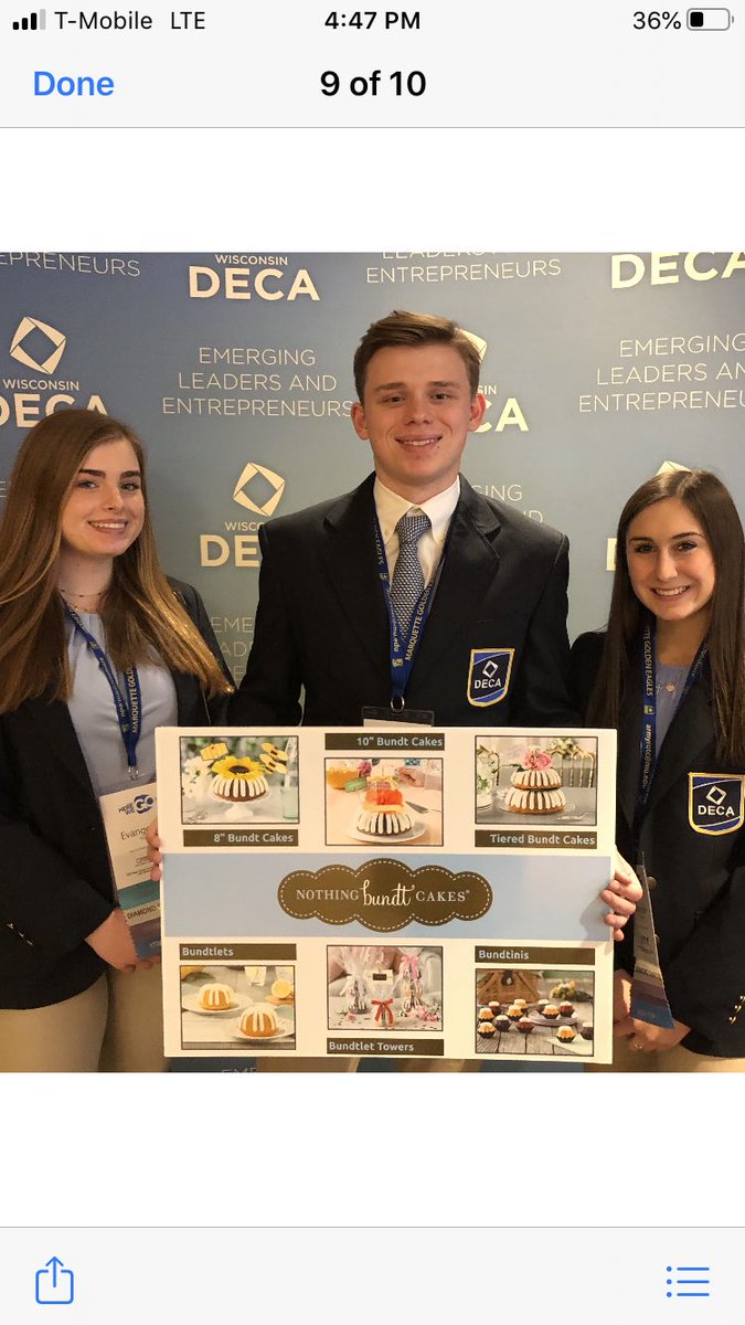 Arrowhead_DECA's tweet photo. First day of state competition is over. So proud of you all!  #wideca #widecascdc #decascdc  #herewecome https://t.co/b4ihuqTqV3