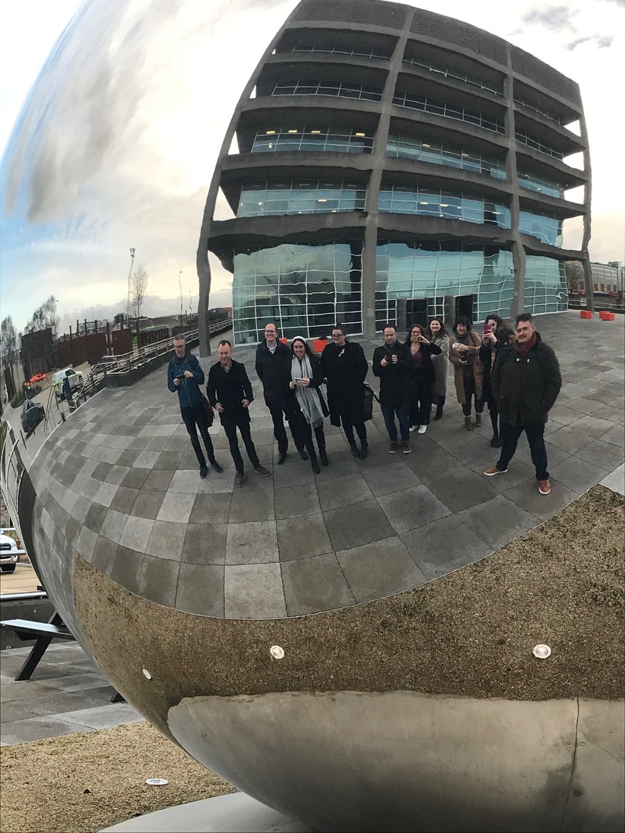 PortsPastPres's tweet image. The project team and friends from Wales week got a tour of Dublin Port today. Thanks to Lar Joye @DublinPortCo for the warm welcome! #euirelandwales #portspastandpresent ⚓️🏴󠁧󠁢󠁷󠁬󠁳󠁿🇮🇪