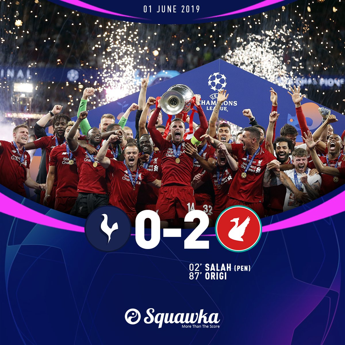 Squawka Live on X: 2018-19 UEFA Champions League Winners