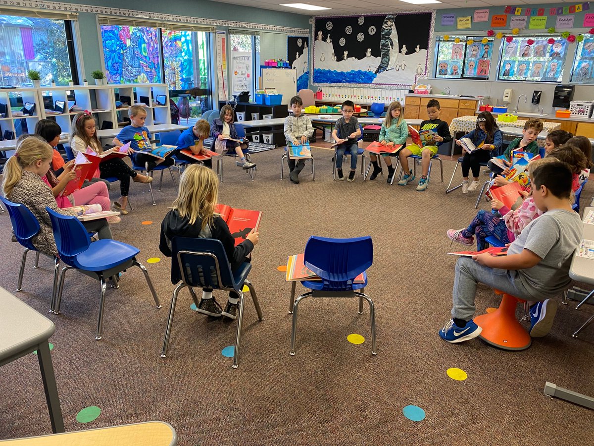 Room 11 working hard to become even better readers! Students read and discussed a nonfiction text about how an unusual animal gets its food. #pennpathers #petk12