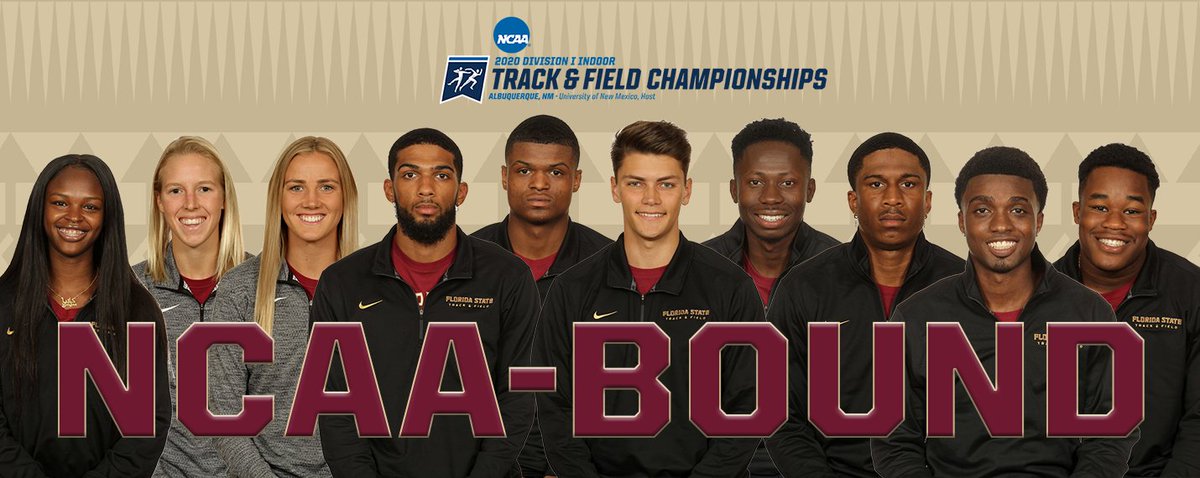 FSU_Track's tweet photo. With the late addition of Elizabeth Funderburk, the #Noles NCAA Indoor travel party of qualifiers is now at 10! https://t.co/f36Ft5BkmK