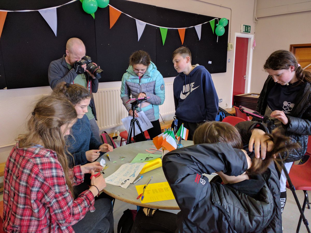 ArtsYpd's tweet photo. #superproud of our @AncientConnect1 yr 8 @Penrhyndewi pupils who joined Irish pupils from Ferns in a day of filming, animation creation, shared heritage discovery and incredible performances of stories, song &amp; music. #ypdtalent
@StDavidsCath @TyrPererin @OrielyParc @st_ideas https://t.co/7iVCiGPFZk