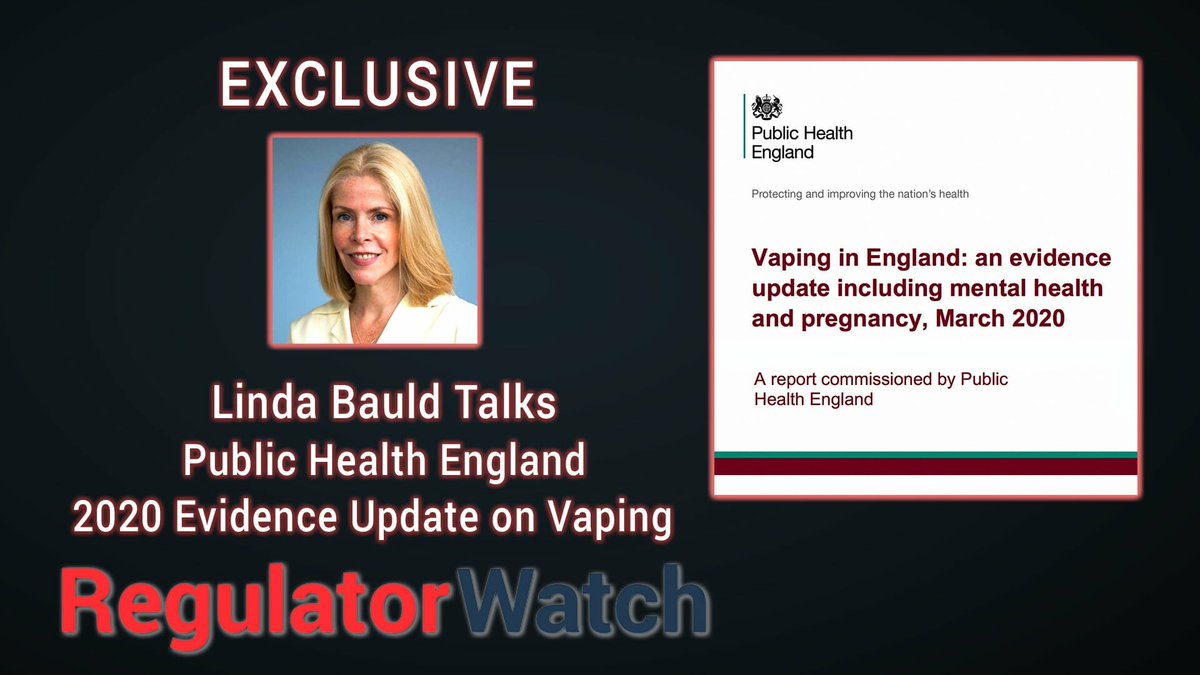 brentstafford's tweet photo. Exclusive | Linda Bauld Talks Public Health England 2020 Evidence Update | RegWatch (Live) | Published on - https://t.co/FGF3wT2USt #WARONVAPING #VIDEOORG #VAPINGORG #TRUMP #REGWATCHLIVE #HARMREDUCTION #Vapingsaveslives #Harmreduction #vape #vaping #VapeUK #ecig https://t.co/e07aOLiTTM