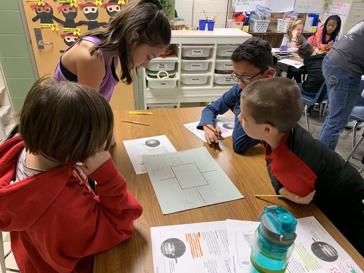 Chedrickteach's tweet photo. Critical thinking at its best!  Reading, summarizing, and synthesizing information to create definitions for processes that change matter. #PanthersEngaged #SOSSTRATEGY @PKESAdmin https://t.co/QWvKlu9NDx
