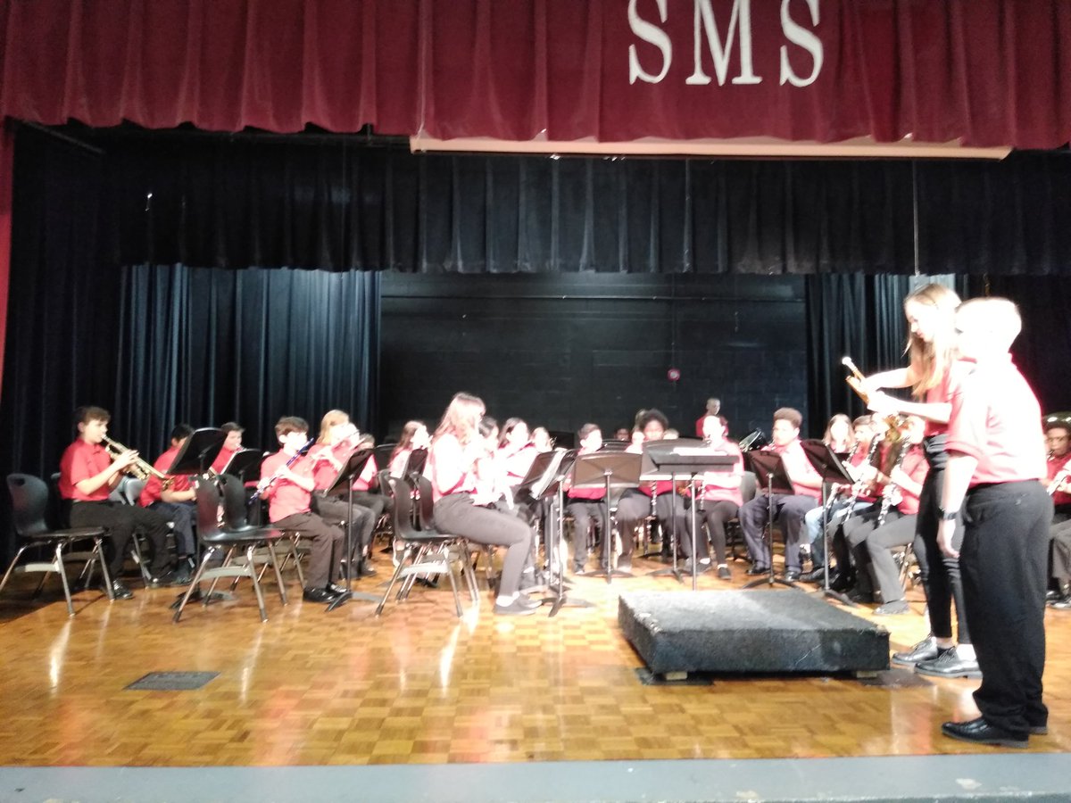 Warming up for the Band &amp; Chorus Spring Concert <a href="/Smsvcs1/">Southwestern Middle School</a> <a href="/volusiaschools/">Volusia County Schools</a> <a href="/inspiredAP/">Jacquese Copeland</a>