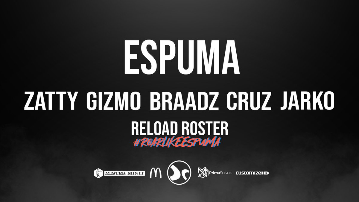 espumagg's tweet photo. Vores Main hold har ikke Mulighed for at deltage til #reloadlan. derfor sender vi de her 5 gutter afsted.🔥🤩 ✅ #roarlikeespuma https://t.co/ZFOEtlZ5P5