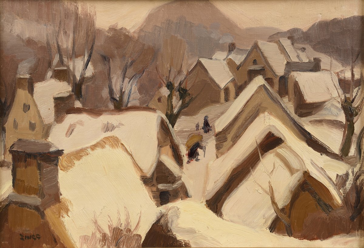 mw75009's tweet photo. Le 24 mars prochain à @Drouot sera mis aux enchères une partie de l'Atelier de Jules-Emile ZINGG (1882-1942).
340 oeuvres provenant d’un descendant de l’artiste. 
Considéré en Franche-Comté et en Auvergne comme le plus brillant peintre régionaliste.
https://t.co/SVNjo91jTL https://t.co/S9Cx27N6r4