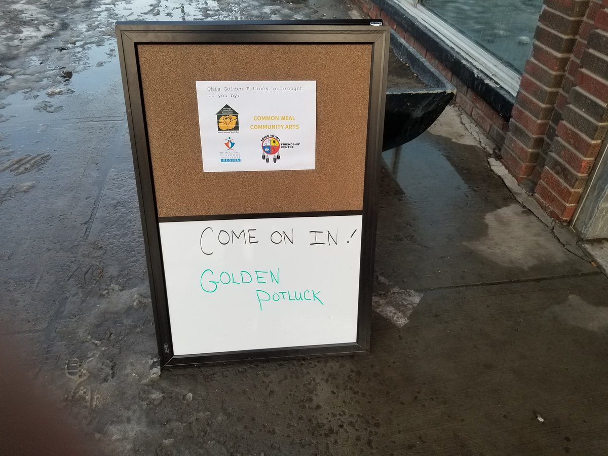 We had very successful potluck with Kris Alvarez heard stories about an Indigenous and an Immigrant women from their perspectives on community family and identity.
We have shared a tragic story about a women from our back homeThanks to our partners who made this event possible