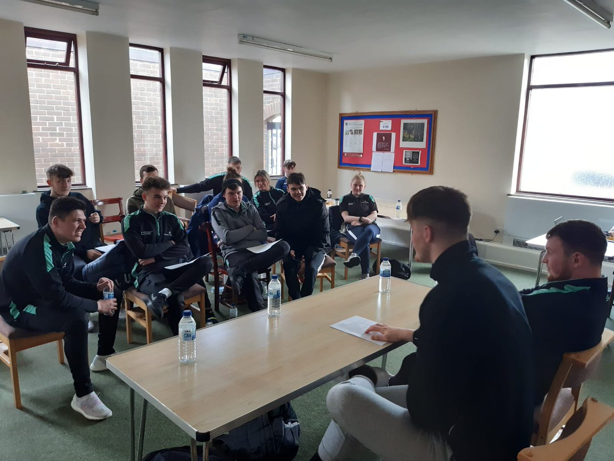 Waz_CC's tweet image. Learners practising their interview techniques with a staged press conference today! 
Actually had some great fun with this 🤣
#panelinterview #preperation