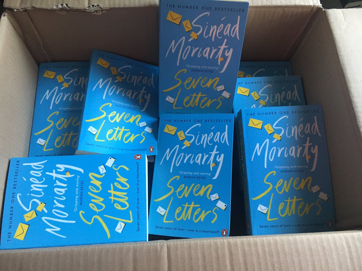 sinead_moriarty's tweet photo. Looking to buy ur mum, sister, friend, aunt, godmother..... a gift for Mother’s Day, might I suggest a book?? #SevenLetters 🤓😉 https://t.co/yxBtrIHtu9