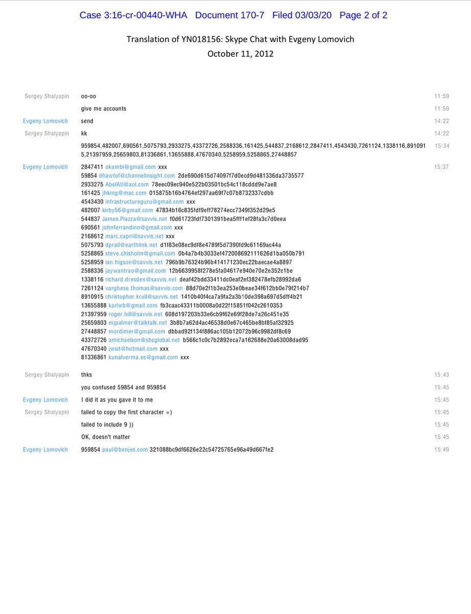 Exhibit G - Skype “chats”:“...nonpublic LinkedIn user data, including encrypted and unencrypted passwords...”(Paywall) https://ecf.cand.uscourts.gov/doc1/035019025580?caseid=304407Public Drive https://drive.google.com/file/d/1xabTwGgAAThv4Trx52gVZdqGcqVdW_xw/view?usp=drivesdkI could be wrong but some of the info looks like virtual wallets but again I could be wrong