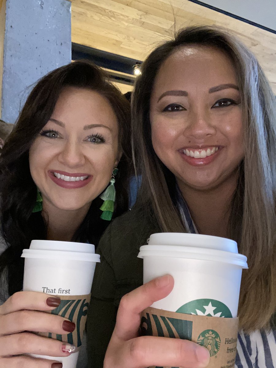 Coffee and (always wonderful) conversations with my mentee, @_JosieGregory! #notalkiebeforecoffee #TeamUp #tmxcareerlove <a href="/TMXCompanies/">TMX Companies</a>