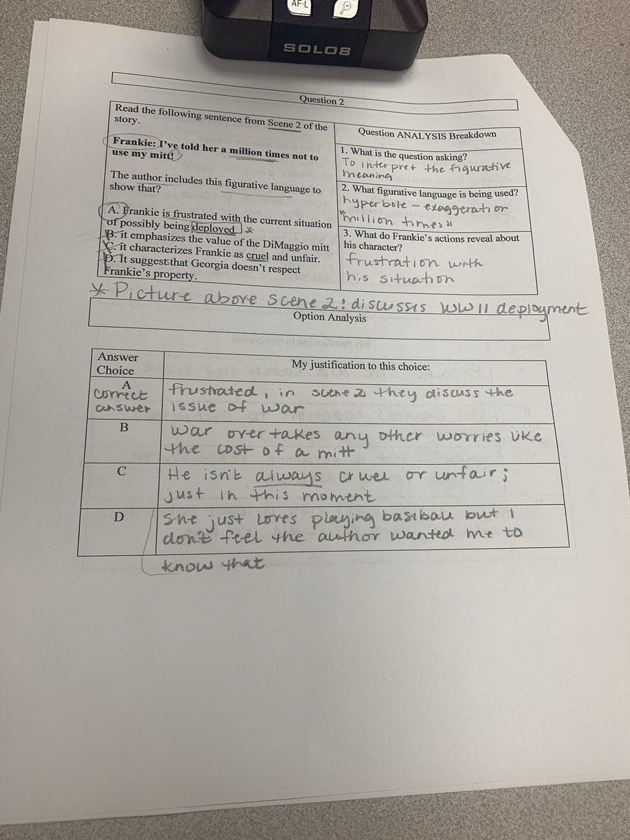 arios_HMS's tweet photo. Using this 2020 Spring Forward to practice analyzing the question and also allowing time for some fun! Thank you @Peinado_HMS for the resource #Mountainclimb #CAVSread ππ§‘ @RLeg01_HMS @Hernando_MS @vestrada_HMS @CHernandez_HMS @LRocha_HMS https://t.co/tWWvo6bxiZ