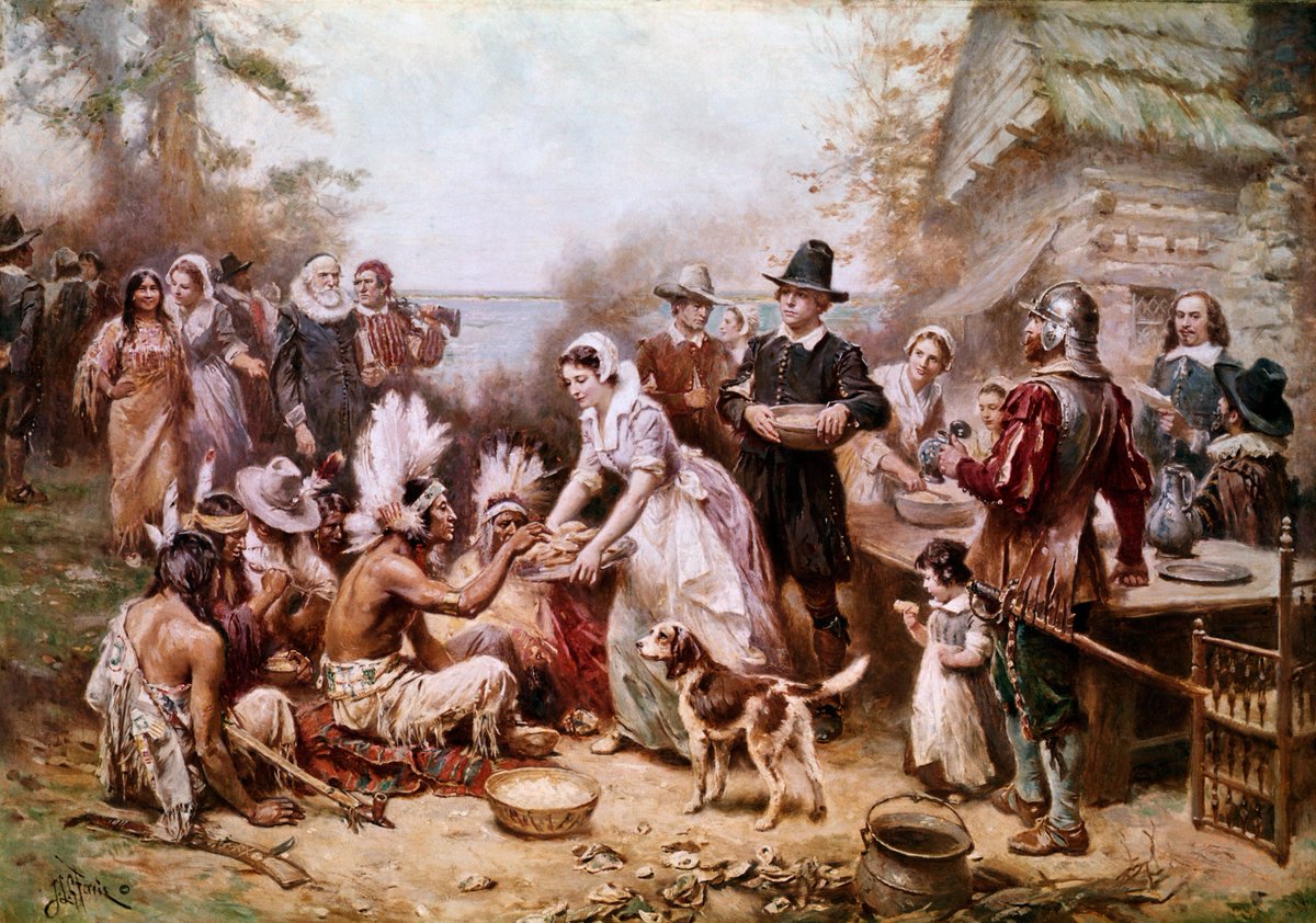 5. Germs in America10s of millions of indigenous Americans died from diseases brought from the Old World. Many entire ppls disappeared, including the Patuxet band, who enjoyed the first Thanksgiving w/ colonists before dying out soon after.