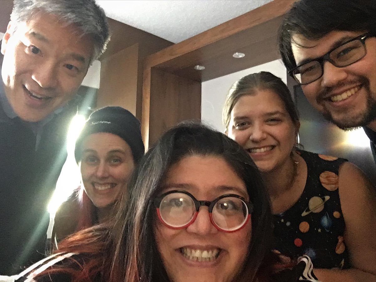 GermanCityGirl's tweet photo. Amazing game of #Masks during @bigbadcon with the equally amazing @baychang @kitthemusician @friedduck! #latergram #PBtA #BBC19 #BTS    https://t.co/n7JW6jyfJv https://t.co/Lf02rfkIu2