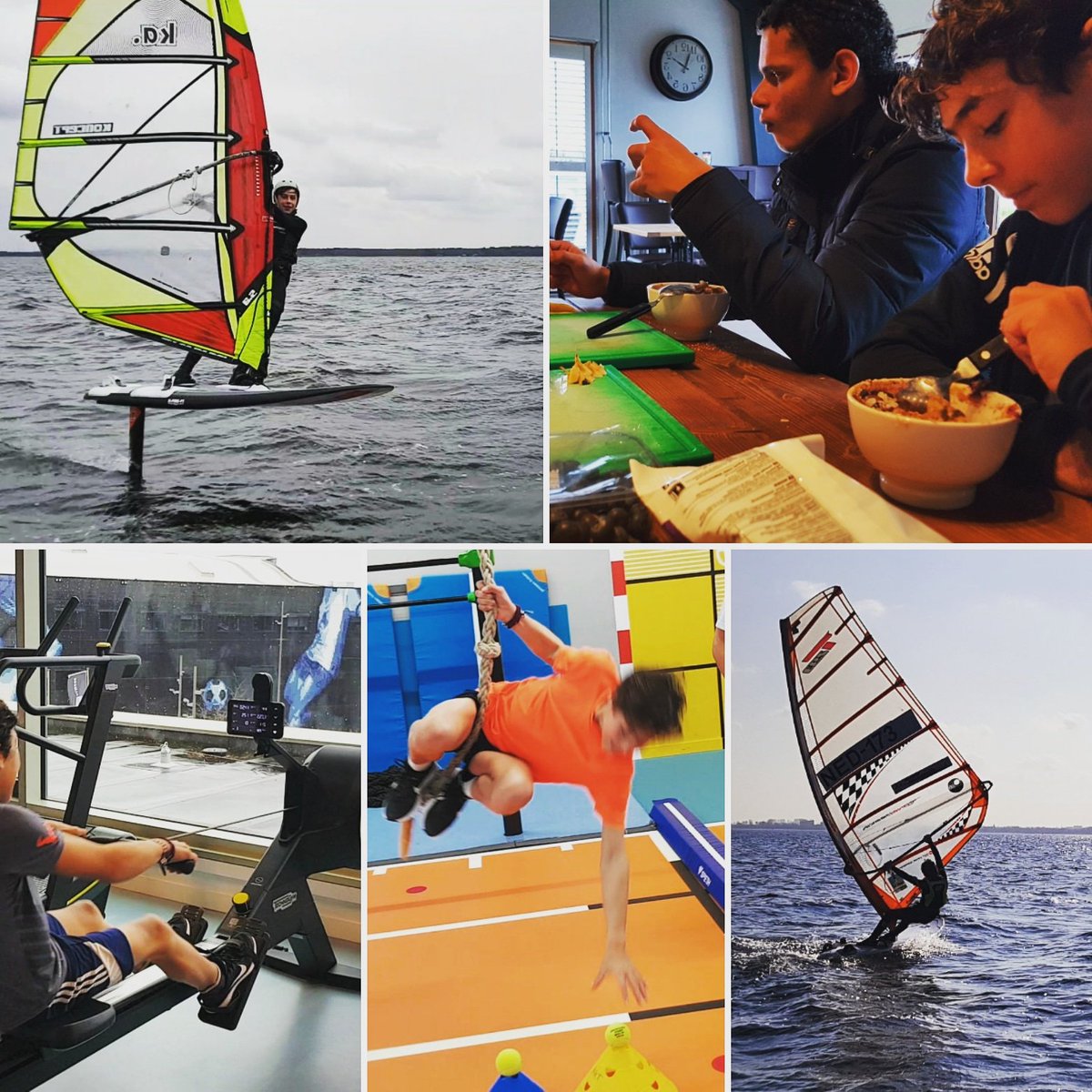 domagic's tweet photo. Op trainingsstage in eigen land, omdat het kan. Alweer 4 dagen achter de rug, nog 4 voor de boeg. #warmewinter #windsurf #windfoil #voeding #conditietesten #atletischevorming #almere https://t.co/ga0qG7UHRw