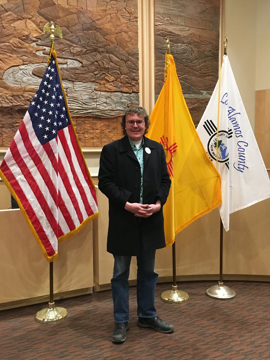 LACountyClerk's tweet photo. Sean Jameson Willams (DEM) files for County Council... View a full candidate listing on the NM SOS Candidate Portal: https://t.co/aInZKZ6mUH ... Remember to select "Los Alamos" in the County drop down menu... #BeACandidate  #trustedinfo2020 #CandidateFiling https://t.co/Eft4NLUeqw