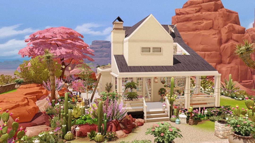LesSims's tweet photo. Vous sentez cette douce chaleur ? ☀ La jolie maison de @ArielCreation nous plonge directement en Été ! Vous pouvez la télécharger avec l'ID Galerie : ArielCreation. https://t.co/ajU6fnBiXF