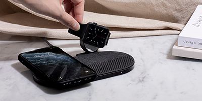 The perfect blend of sleek &amp; functional. Simultaneous charging for all your everyday essentials over the premium fabric pad &amp; Apple Watch charging puck: buff.ly/398tIuX